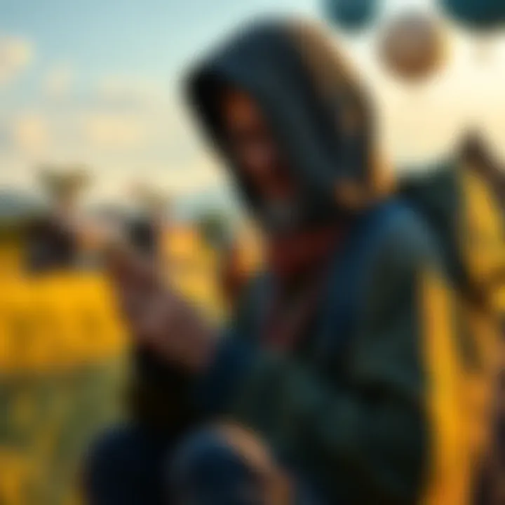 A global nomad using a self-custody crypto card in a rural setting