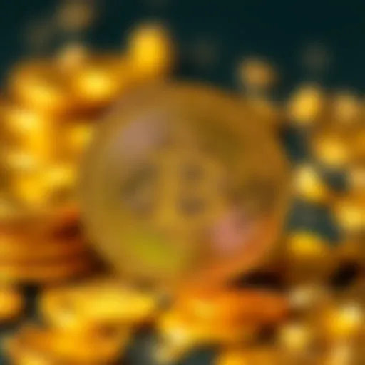A split image showing physical gold coins on one side and a digital Bitcoin symbol on the other, representing the shift in wealth preservation methods.