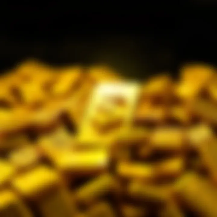 A visual representation of gold bars with a dollar sign symbolizing the $30 trillion market cap achievement.