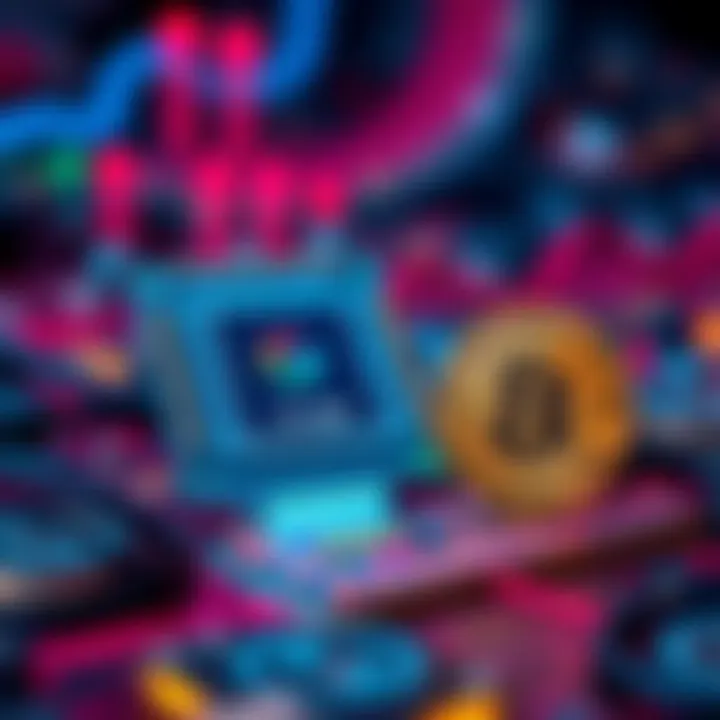 A computer chip representing quantum computing next to Bitcoin symbol, highlighting the threat to cryptocurrency.