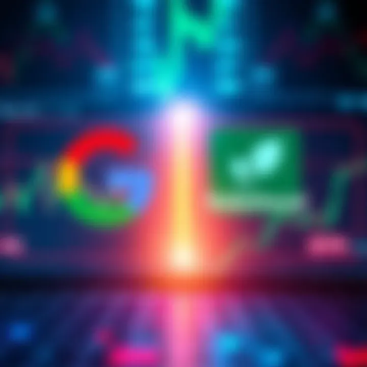 A graphic showing financial charts with Google and Robinhood logos, highlighting date discrepancies.