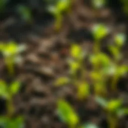A close-up of vibrant green magic beans sprouting from healthy soil, symbolizing rising market interest and investment potential.
