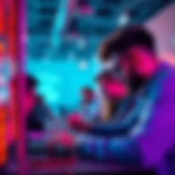 Participants collaborating at the Hackathon, working on technology solutions for an Agentic Society