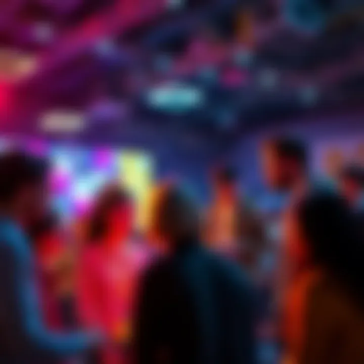 A group of people brainstorming creative project ideas during a hackathon.