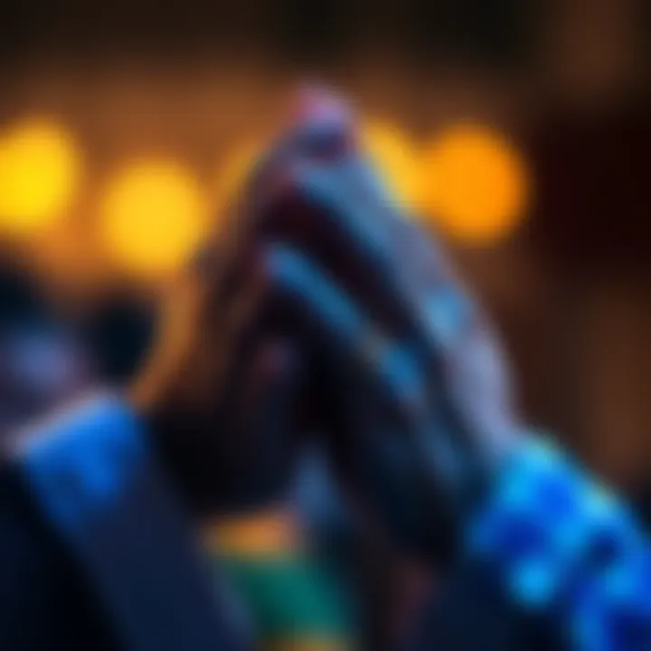 Hands Held Together in Prayer A close-up of hands clasped together in prayer, symbolizing faith and belief in religion.