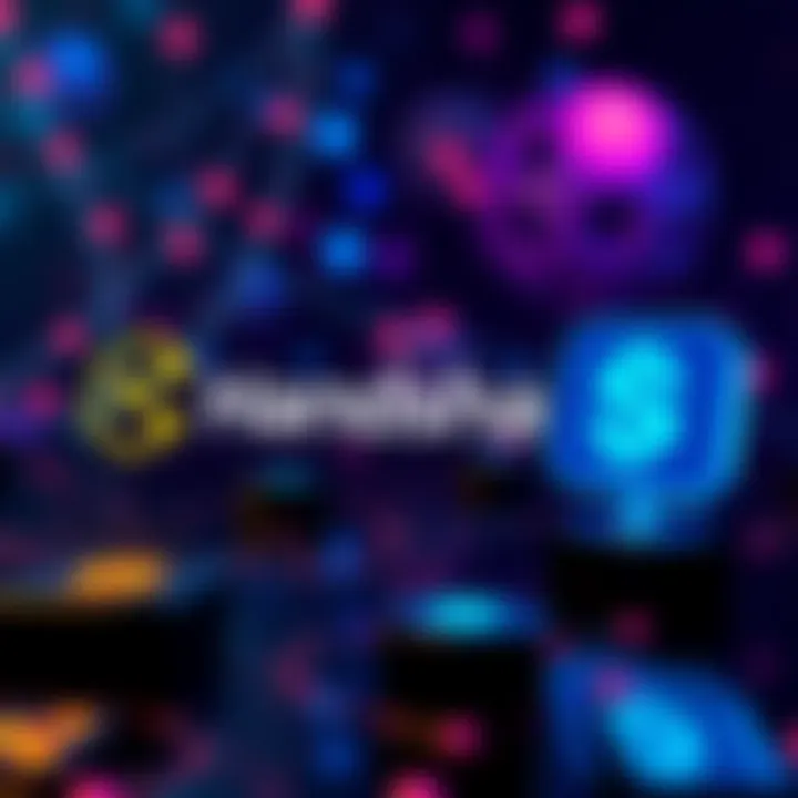 Visual representation of Handshake's ecosystem featuring Handshake logo alongside icons for Namebase and ShakeStation, indicating recent changes