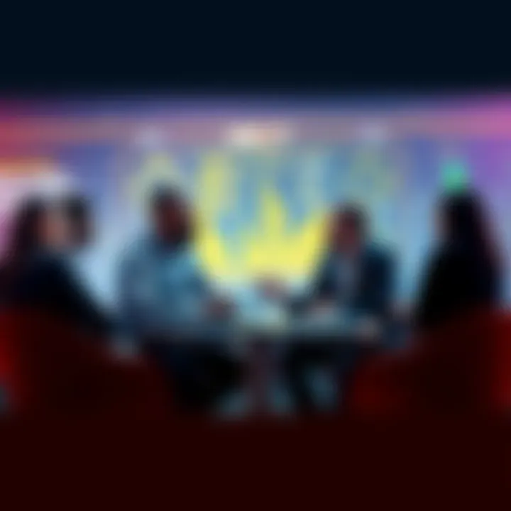 A group of professionals discussing the development of JASMY and JCT, emphasizing technology trends and opportunities.