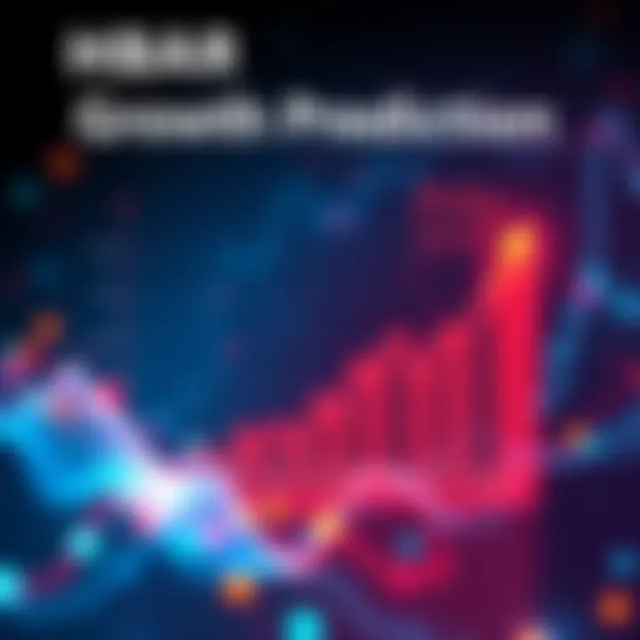 Graph showing projected price increase for HBAR over five years with upward trend