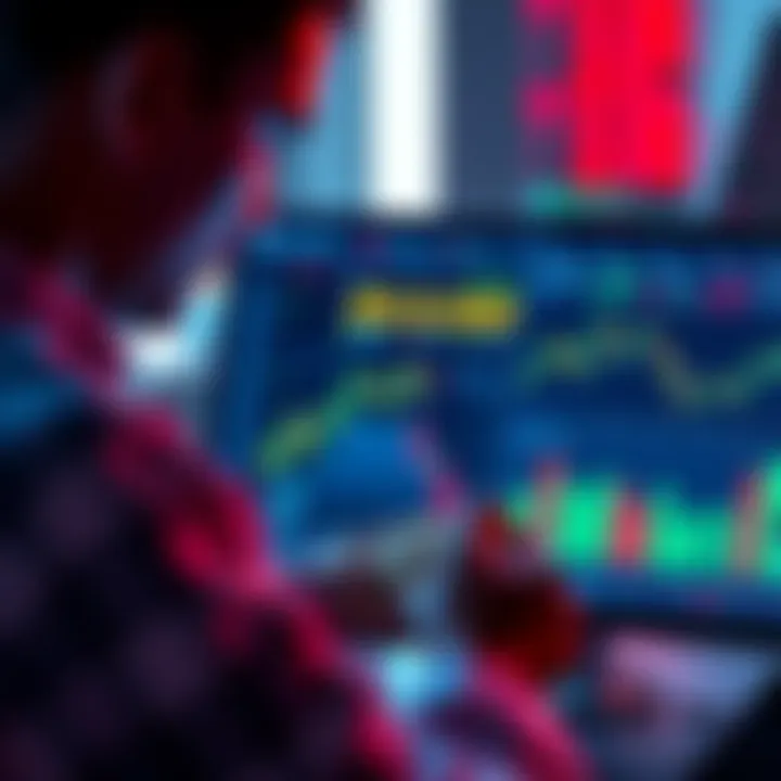 HBAR Investor Holding Coins An HBAR investor looking at their cryptocurrency portfolio with 26,000 coins displayed on a screen, reflecting on their commitment to holding despite market changes