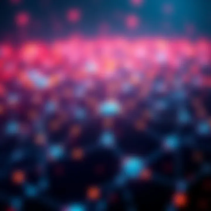 Hedera Blockchain Overview A visual representation of Hedera's blockchain technology with nodes and connections illustrated, symbolizing its impact on cryptocurrency.