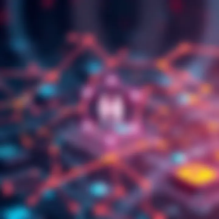 Hedera Hashgraph Overview An illustration showing the Hedera Hashgraph logo with digital transaction elements