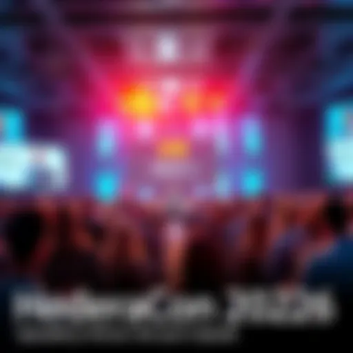 Speakers from major companies like Moody's, Google, and Dell at HederaCon 2026 event