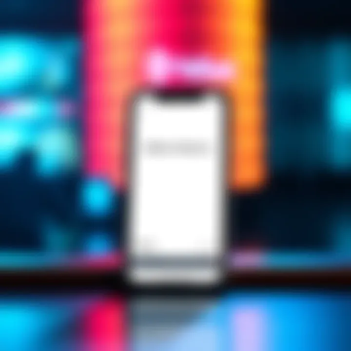 A smartphone screen displaying an empty balance on a Helium wallet app, showing a blank interface