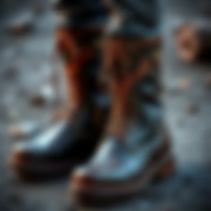 Herman Oak Harness Dome Pro Boots Herman Oak Harness Dome Pro boots showing 8-inch design, logger cut heel, brass hooks, and steel toe