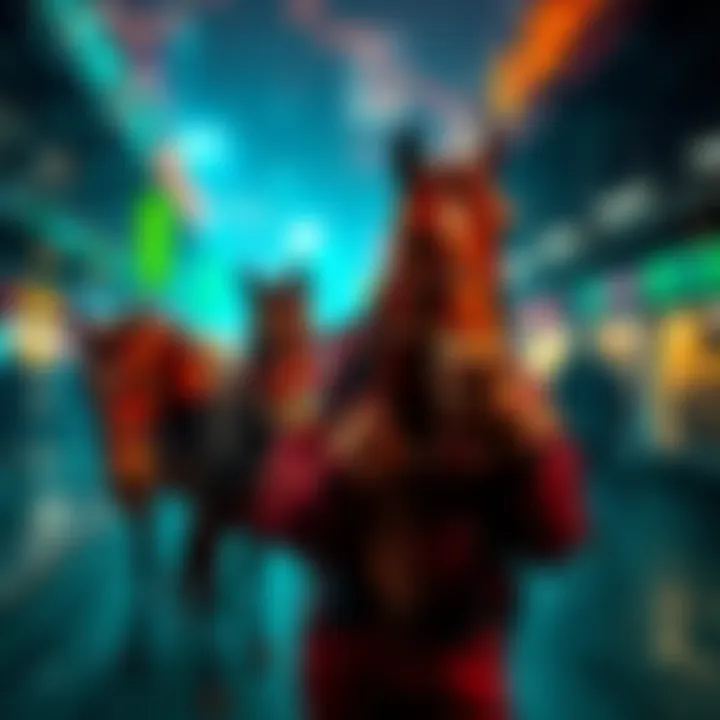 A person holding horses, symbolizing patience in financial decisions during a changing market