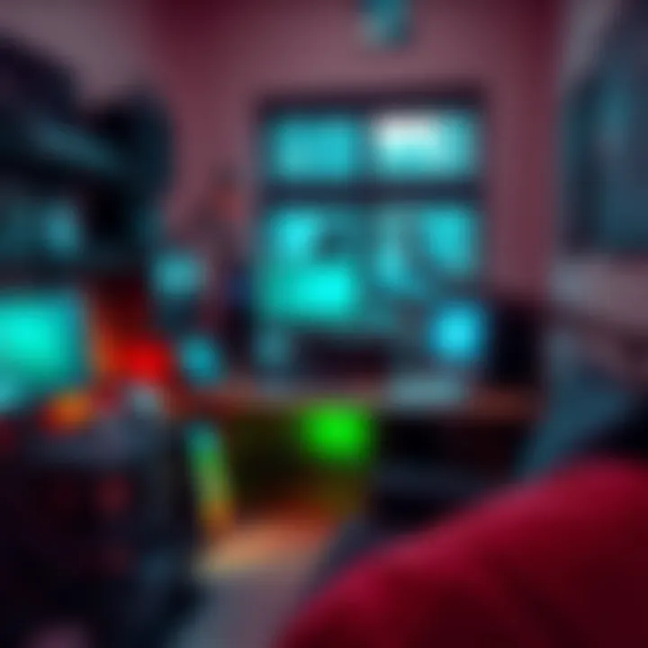 A home mining rig for cryptocurrencies set up in a New York City apartment, showing computers and mining equipment.