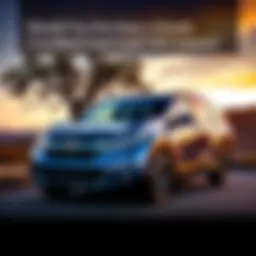 A Honda certified used CR-V parked in a beautiful outdoor setting, showcasing its design and features.