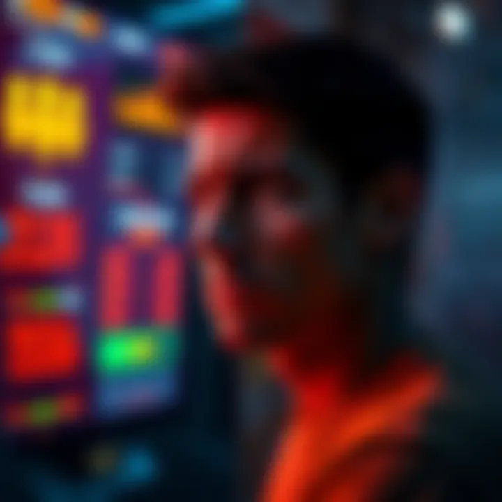 A person looking at a screen showing Honeygain credits with a worried expression, indicating concern over fewer credits received.