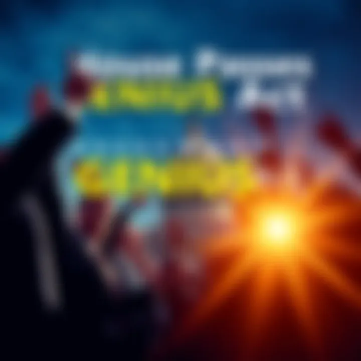 Members of Congress celebrate after the House passes the GENIUS Act, a key legislation for cryptocurrency regulation.