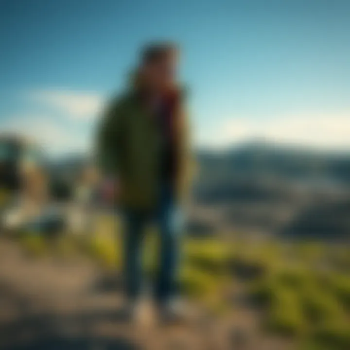 James Howells searching near a landfill for a lost Bitcoin drive