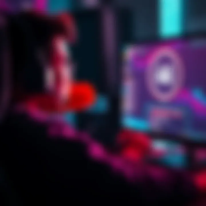 A gamer looking concerned while playing on a computer with a permanent ban message on the screen.