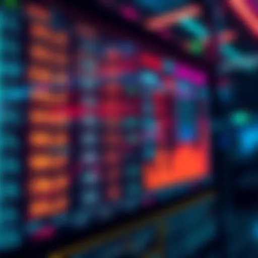 A digital display showing currency exchange rates with stablecoins highlighted, symbolizing instant transactions