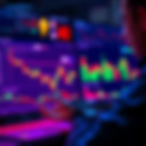 A person analyzing financial charts and graphs related to tokenized US Treasuries and DeFi investments