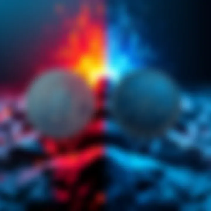 Investing in XRP vs XRP ETFs Two contrasting investment paths: a representation of XRP and XRP ETFs side by side, highlighting their differences in returns and market impact.