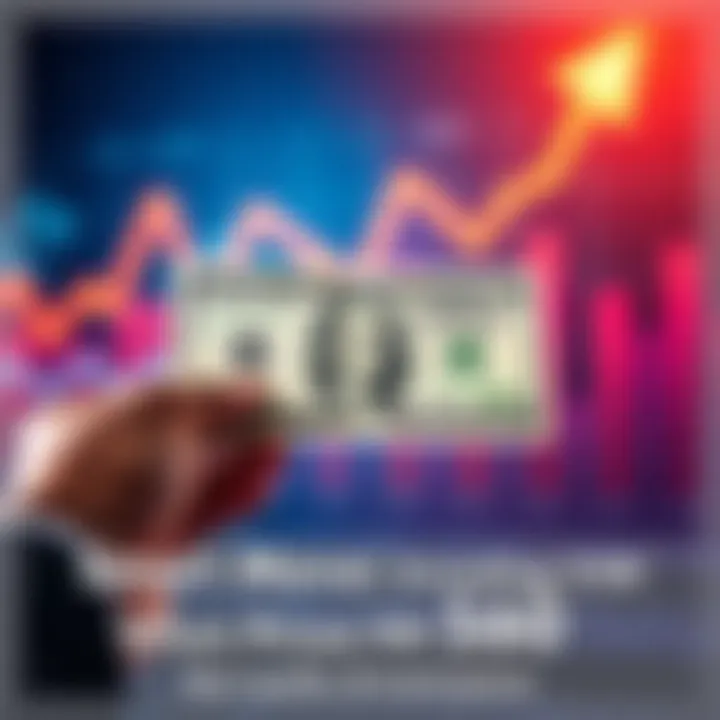 Investing at $60K A person holding a $100 bill with a rising graph in the background, symbolizing investment growth after buying at $60,000