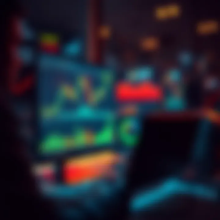 An investor analyzing charts and graphs on a computer screen, considering IBIT ETF investment strategies.