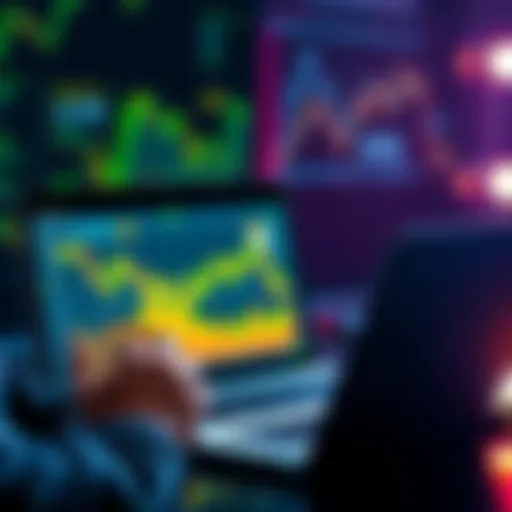 A person reviewing Bitcoin charts and graphs on a laptop while considering a $200 investment.