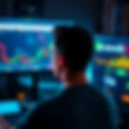 A person looking at two screens, one showing Trading212 and another showing Revolut, contemplating an investment account switch.