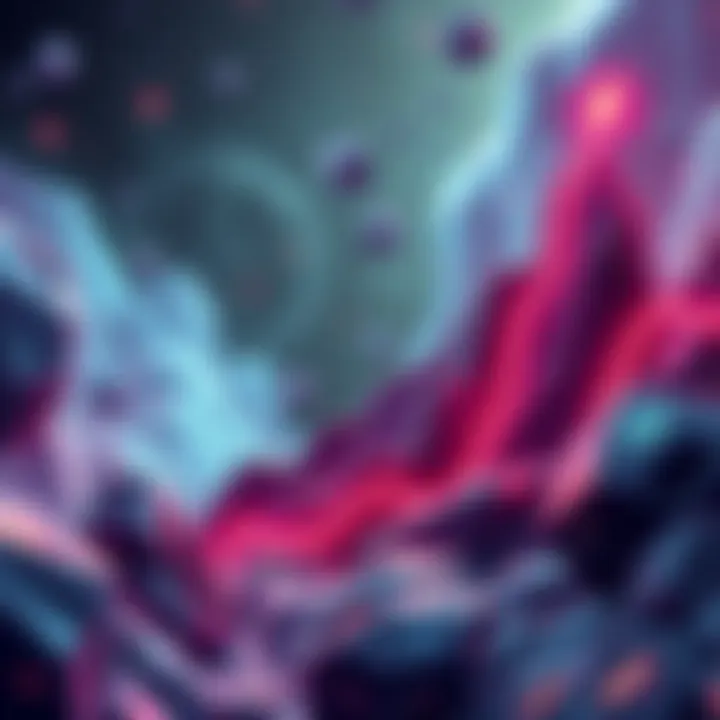 Illustration showing $DOT struggling to reach $ETH in price growth, depicting a graph with $ETH rising and $DOT lagging behind.