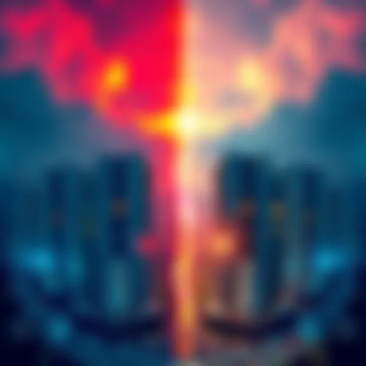 A split image showing 25 land parcels on one side and a single legendary upgrade on the other, highlighting rental income potential.