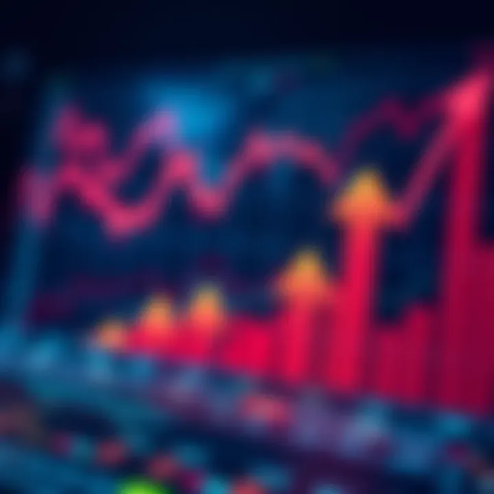 Investment Portfolio Trends A chart showing investment trends with upward and downward arrows, representing market changes in 2026.