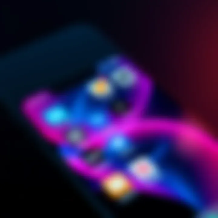 iPhone 17 displaying the Atlas Arcade and Apps icons at the top of the screen, indicating access issues after the latest update.