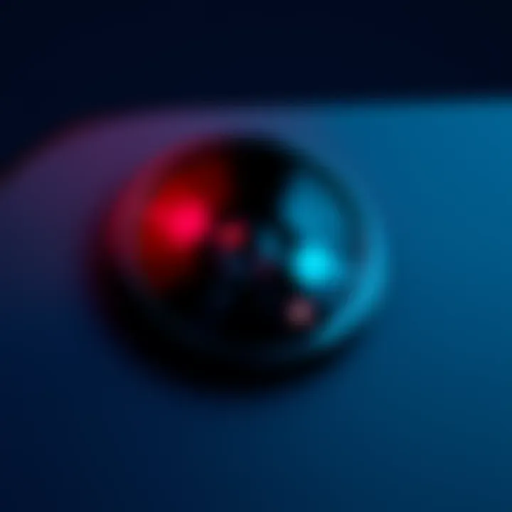 Close-up of the iPhone 18 Pro showcasing its variable aperture camera and six laser-cut blades