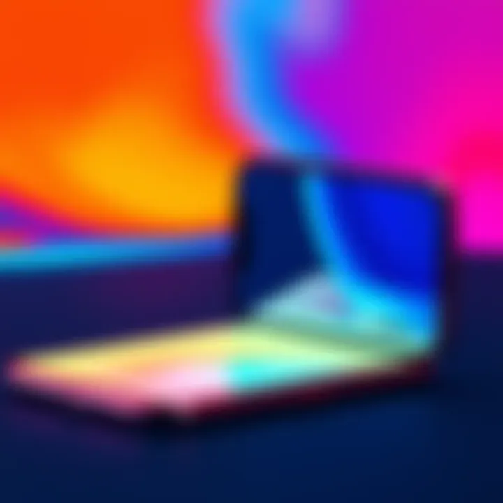 Close-up of an iPhone Duo showcasing its foldable display, with a non-optimized app open, highlighting usability challenges.