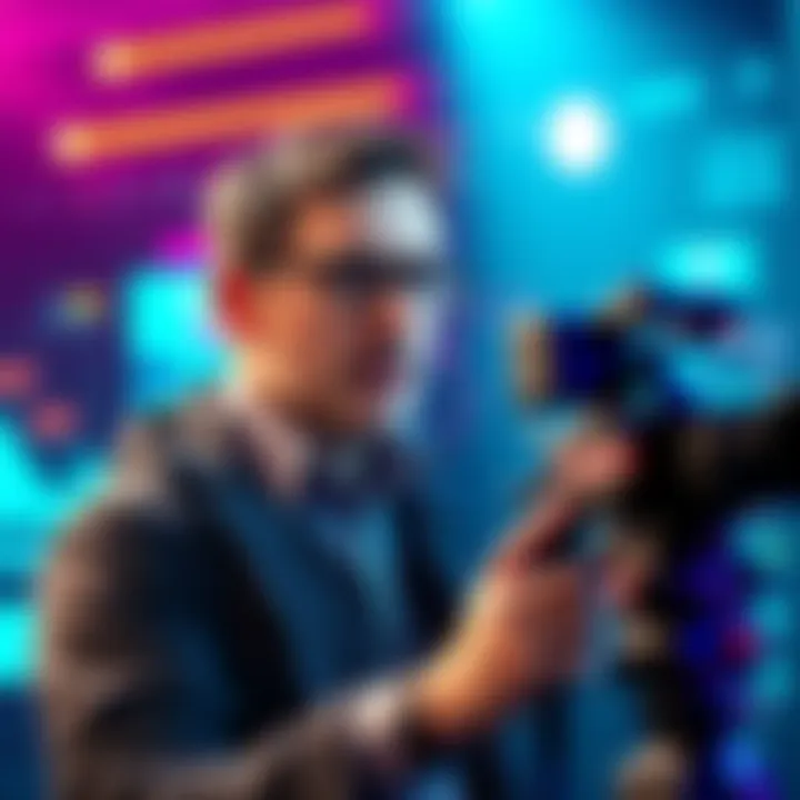 Ivan on Tech talking about cryptocurrency insights in front of a camera