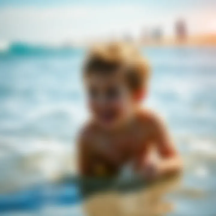 Jack Playing at the Beach Jack enjoying the sun while splashing water at the beach