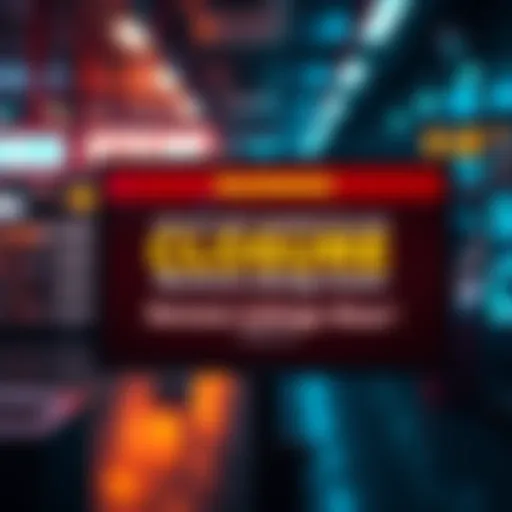 Graphic showing a digital screen with a warning about JPGstore NFT Marketplace shutting down, with a reminder to remove listings by May 23.