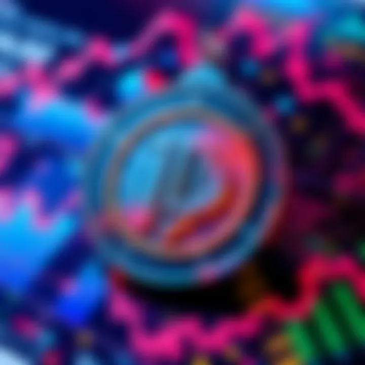 JPMorgan Launches New Digital Token A digital representation of JPMorgan's new token, JPMD, surrounded by financial symbols and charts, showcasing innovation in finance