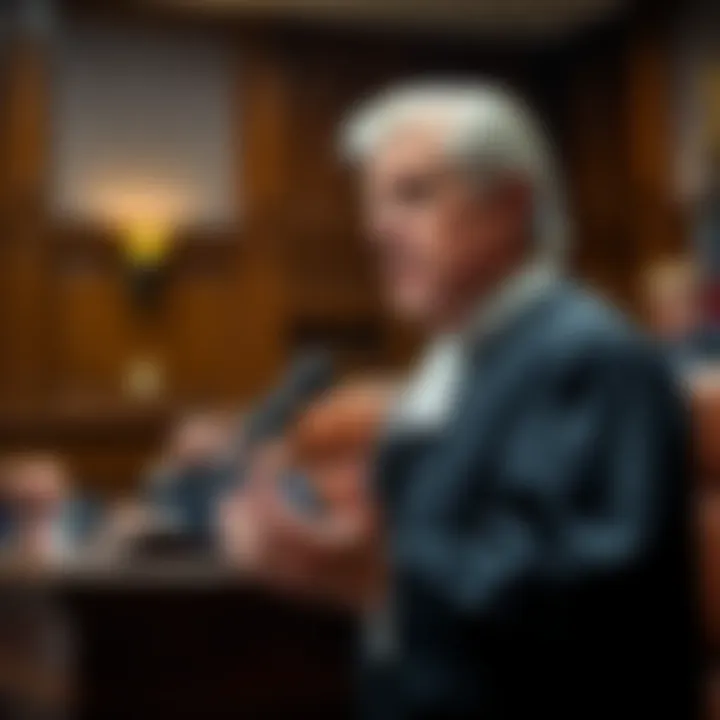 A judge speaking in a courtroom, expressing concern over a proposed new trial for Sam Bankman-Fried.
