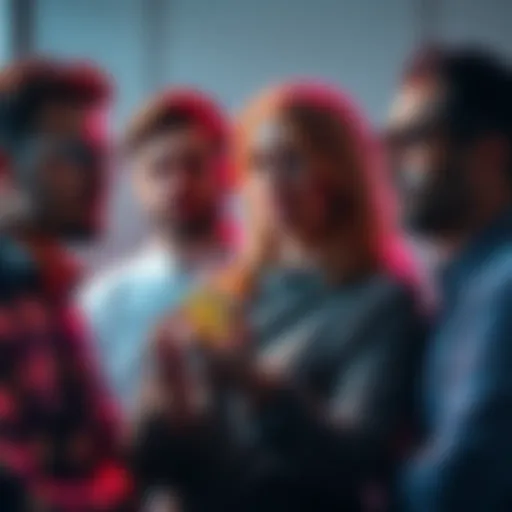 A group of influencers discussing the Kaspa cryptocurrency with skeptical expressions.