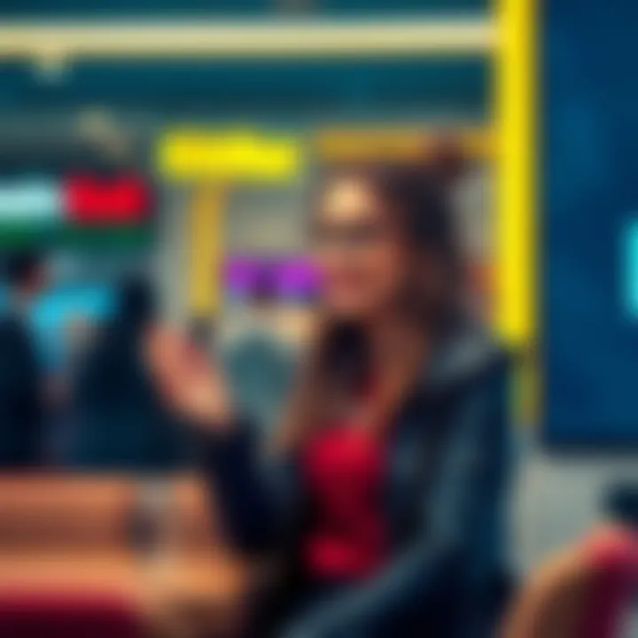 Kate from BitMart sharing insights on significant cryptocurrency market trends in a casual setting