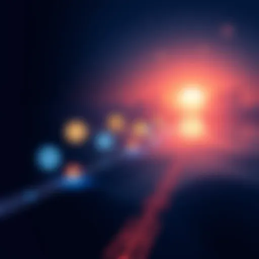 Illustration showing a roadmap with financial symbols and AI technology icons, representing Kava's plans for the future.