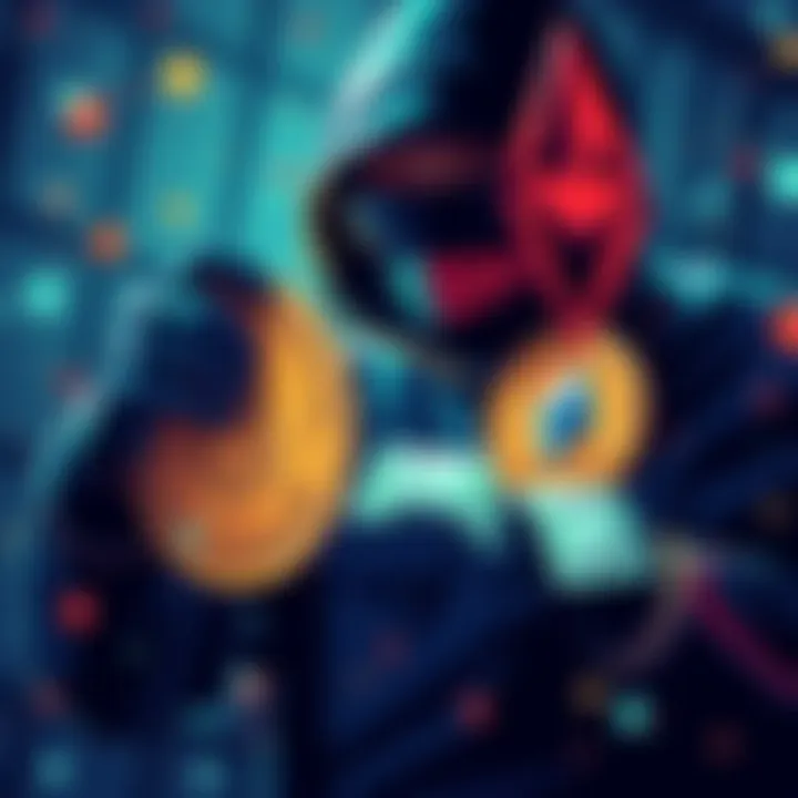 Illustration showing an attacker converting $175 million into Bitcoin while Ethereum remains frozen, representing a major crypto breach