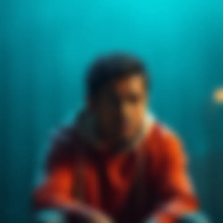 A person looking worried A person sitting alone with a worried expression, reflecting on the consequences of their choices