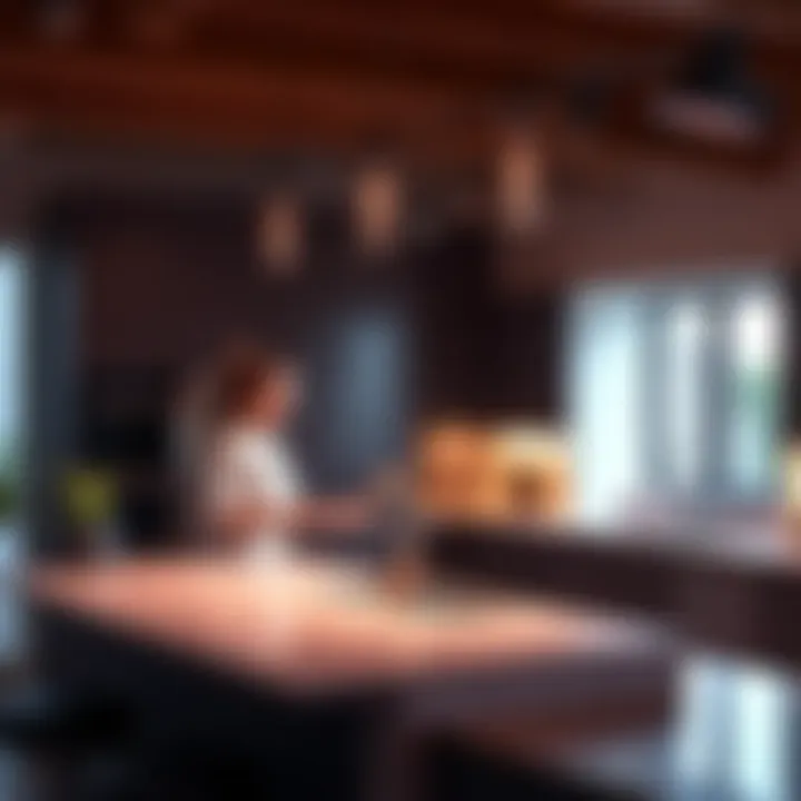 Contestants showcase their newly designed kitchens during the reveal on The Block, with a tense atmosphere in the air.