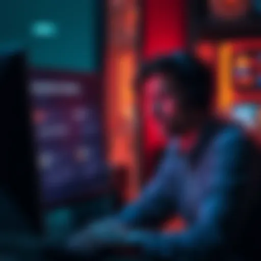 A person looking at a computer screen displaying negative reviews about Kraken, with a worried expression.